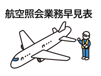 航空照会業務早見表